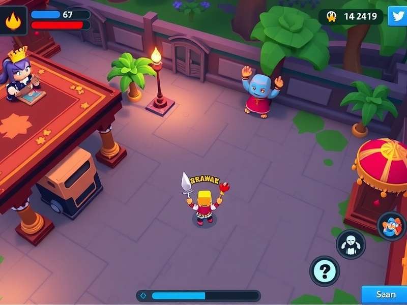 Pixel Royale Legends gameplay screenshot